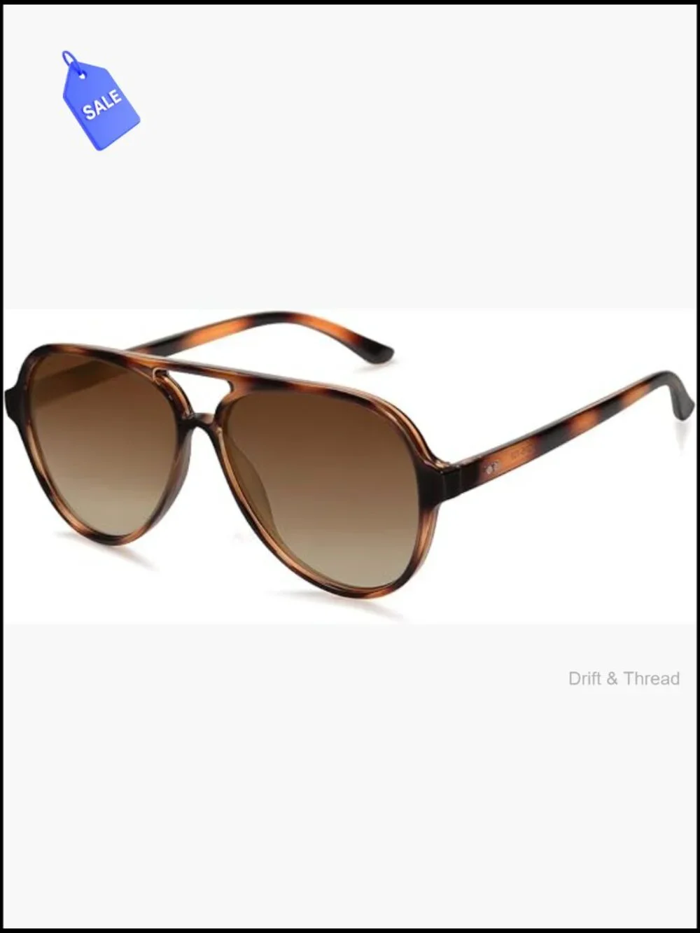 Classic Polarized Aviator Sunglasses UV400 for Women Men Retro Stylish Shades